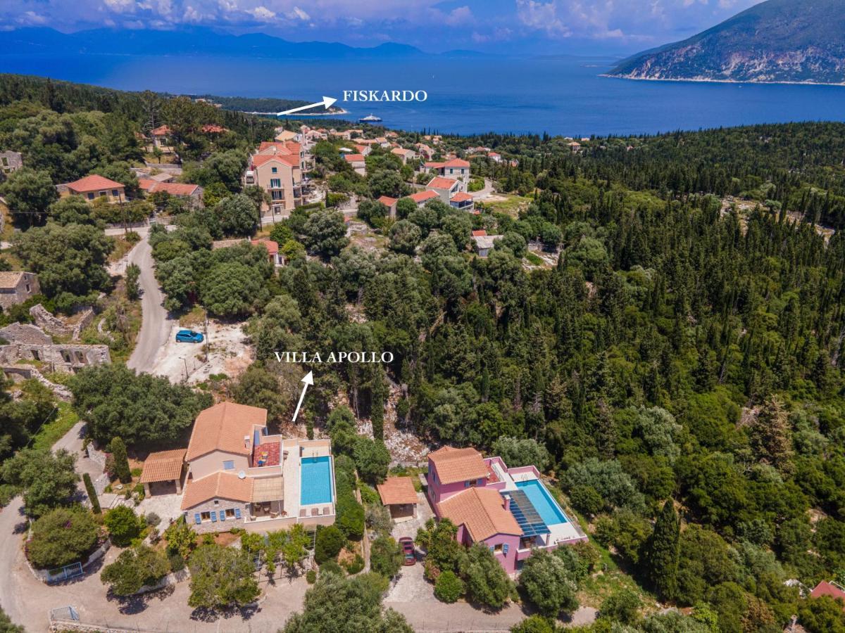 Villa Apollo Up To 8Px, Private Pool Fiskardo Eksteriør billede