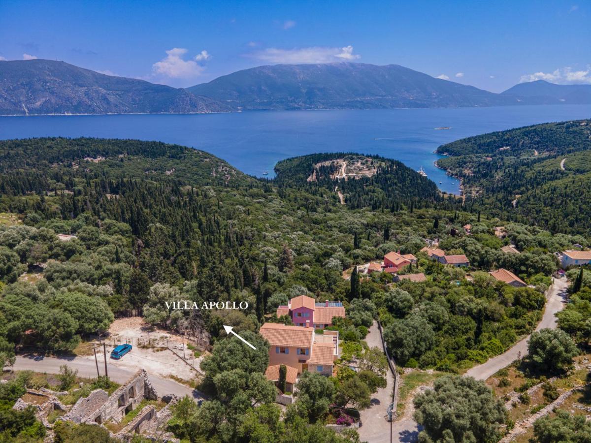 Villa Apollo Up To 8Px, Private Pool Fiskardo Eksteriør billede