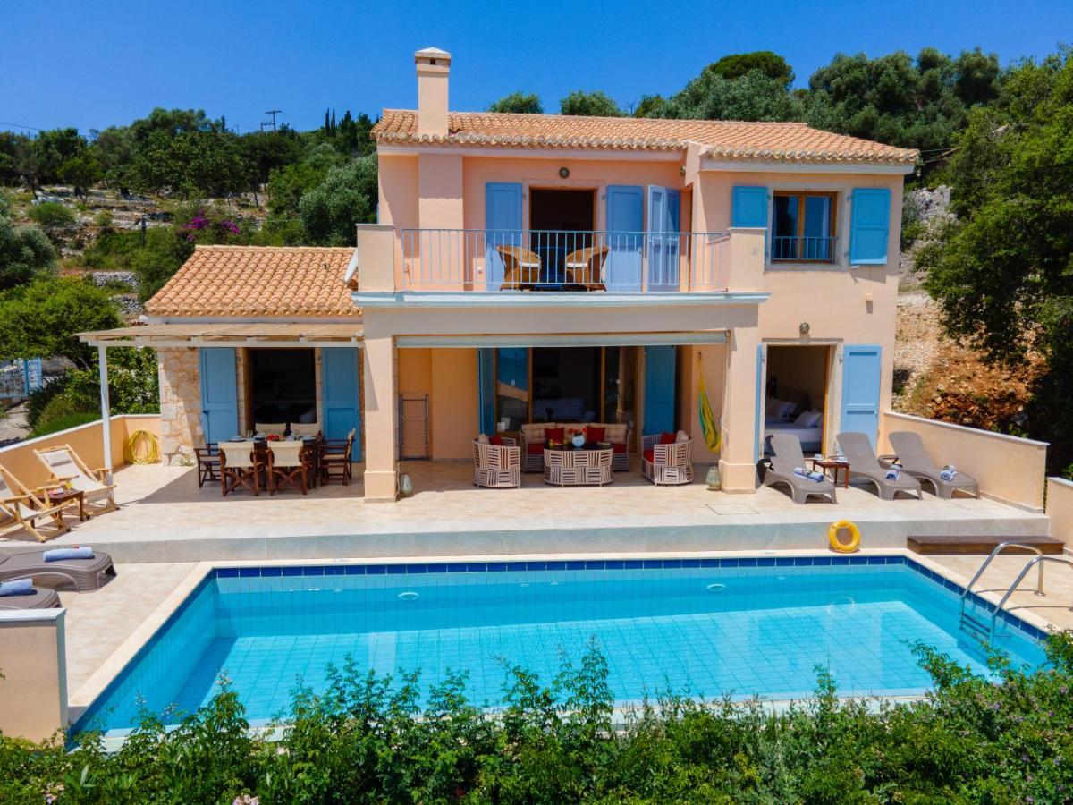 Villa Apollo Up To 8Px, Private Pool Fiskardo Eksteriør billede