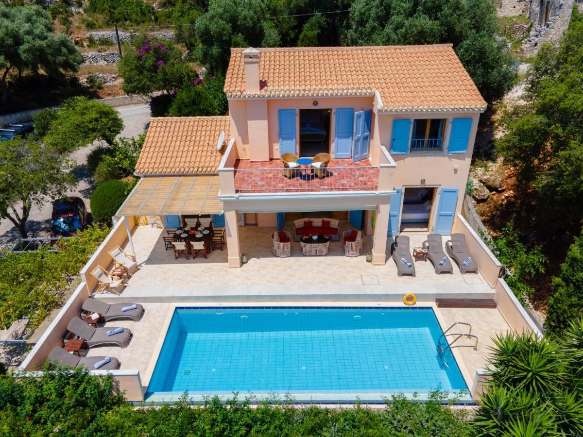 Villa Apollo Up To 8Px, Private Pool Fiskardo Eksteriør billede