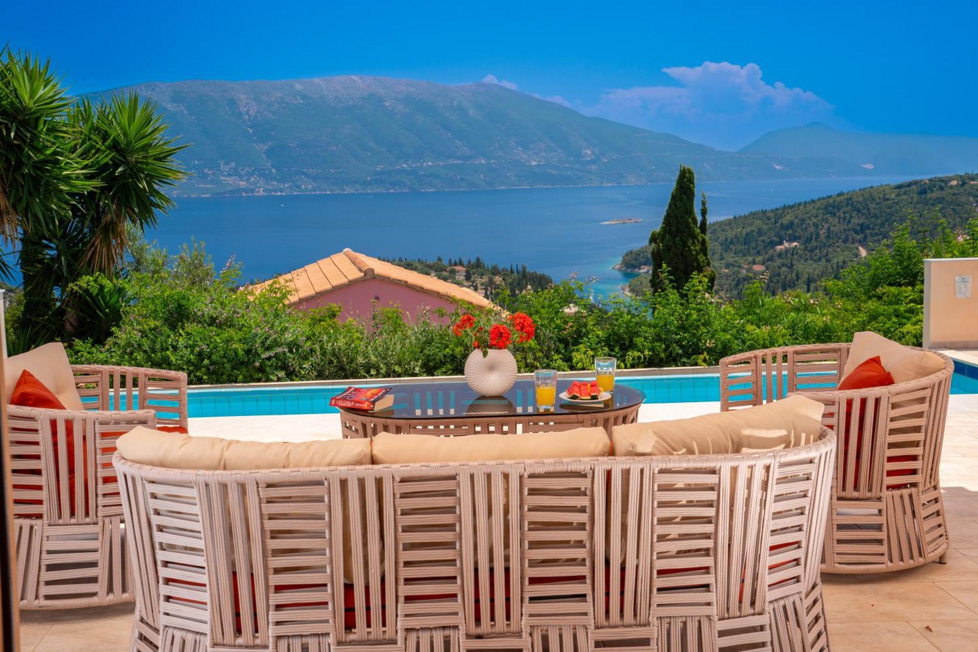 Villa Apollo Up To 8Px, Private Pool Fiskardo Eksteriør billede