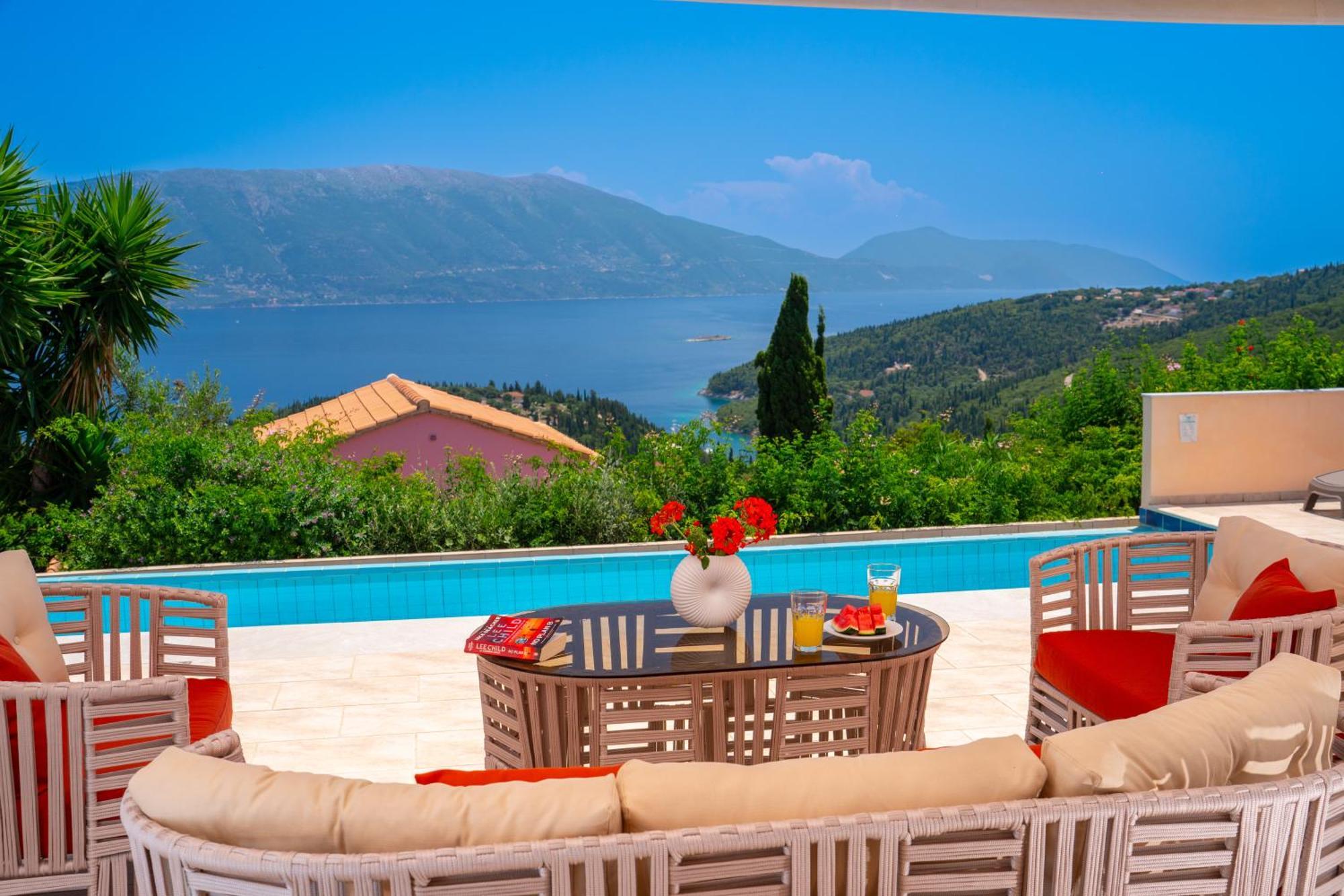 Villa Apollo Up To 8Px, Private Pool Fiskardo Eksteriør billede