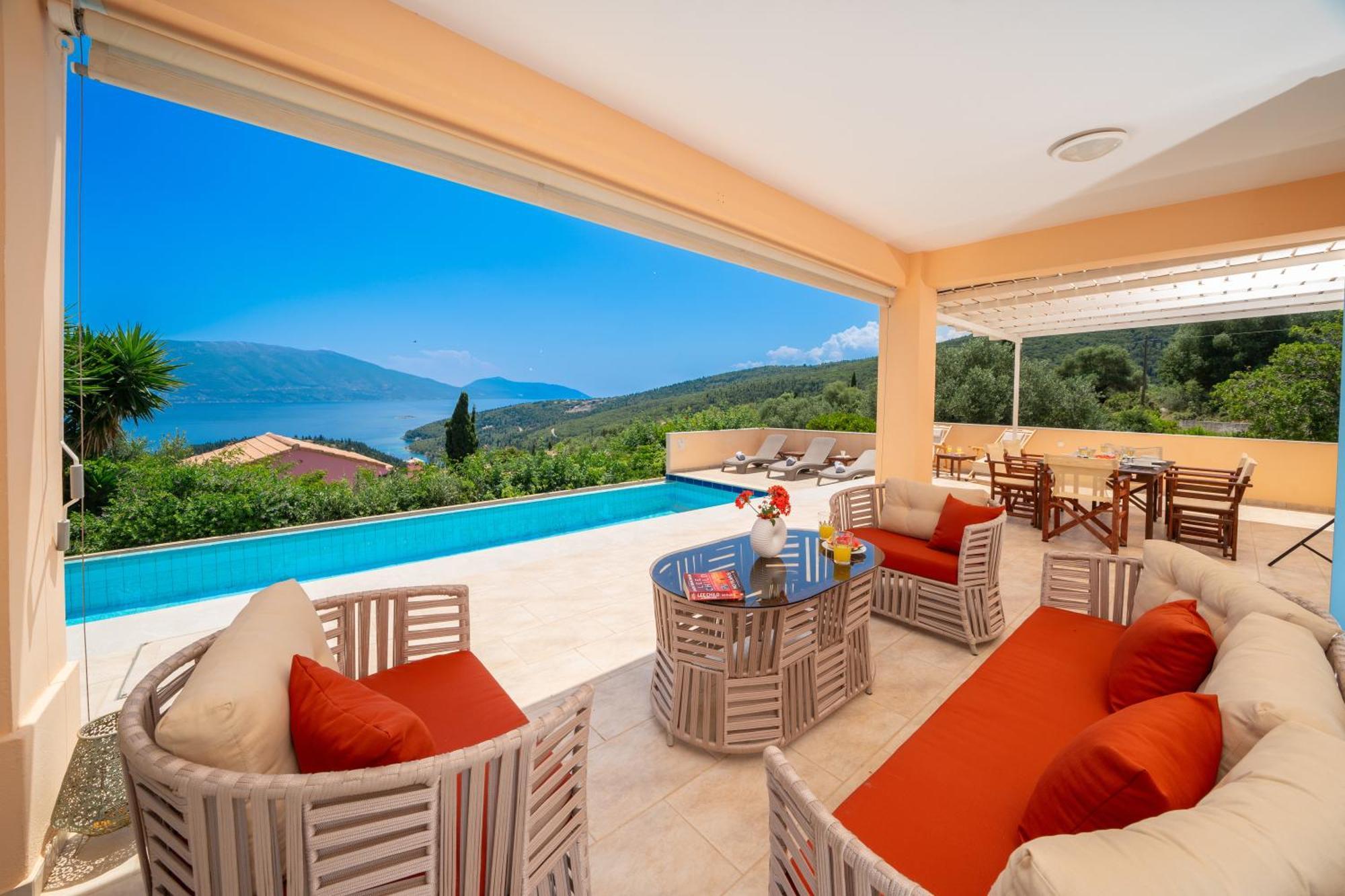 Villa Apollo Up To 8Px, Private Pool Fiskardo Eksteriør billede