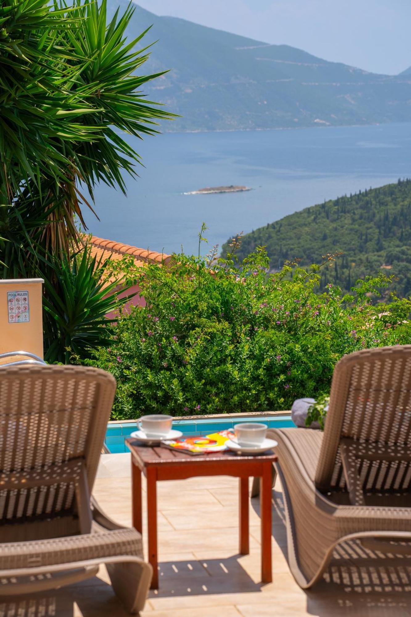 Villa Apollo Up To 8Px, Private Pool Fiskardo Eksteriør billede