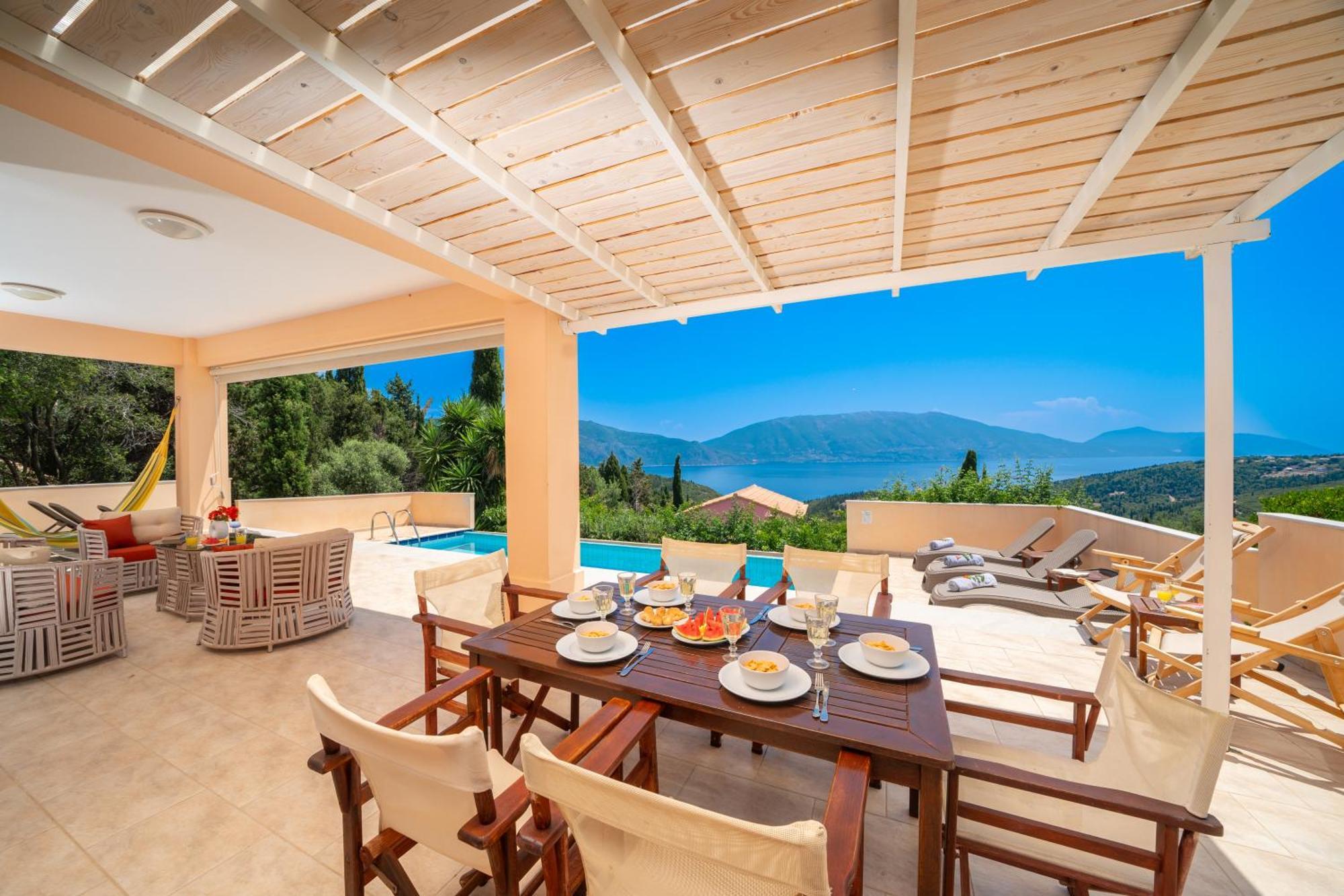 Villa Apollo Up To 8Px, Private Pool Fiskardo Eksteriør billede