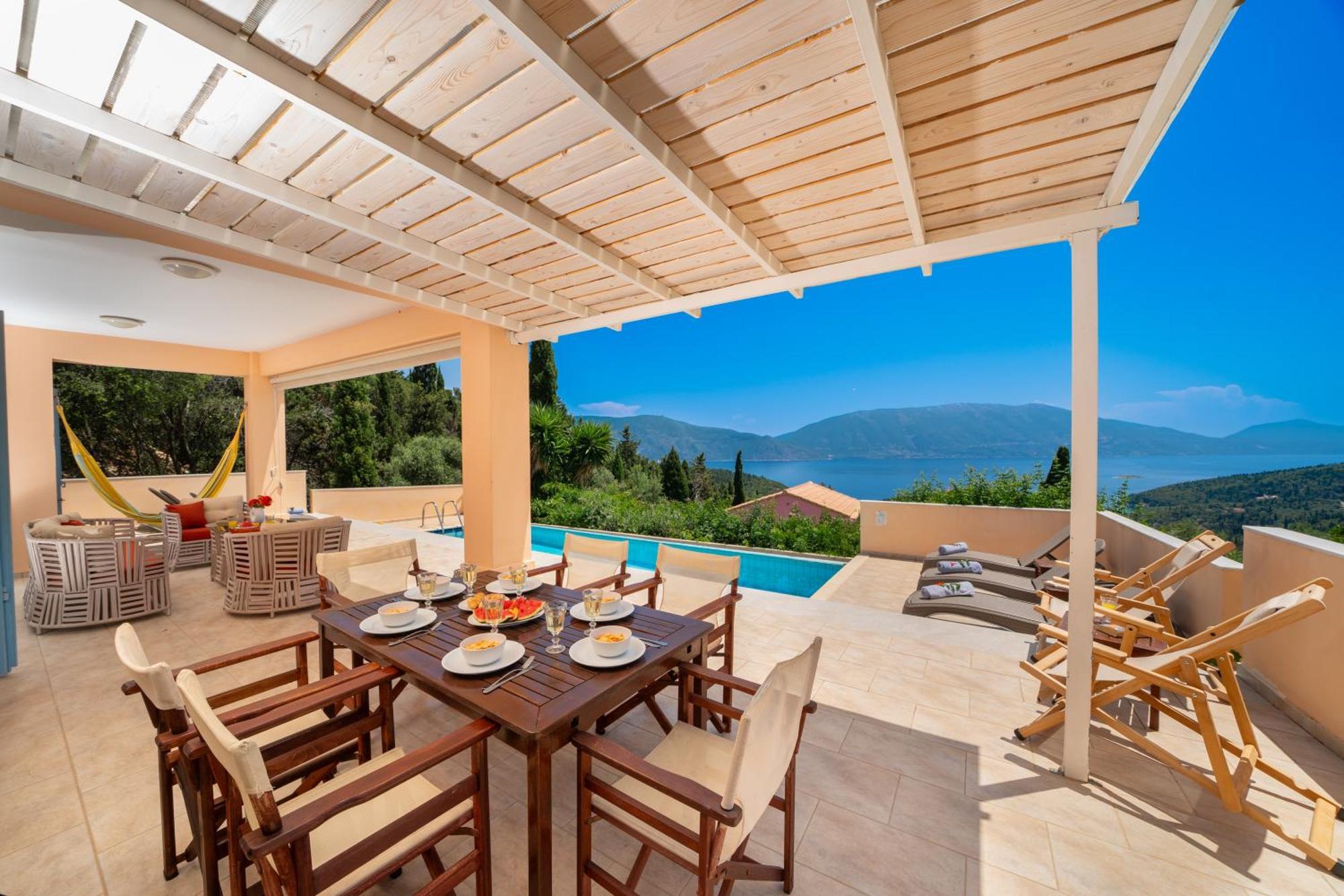 Villa Apollo Up To 8Px, Private Pool Fiskardo Eksteriør billede