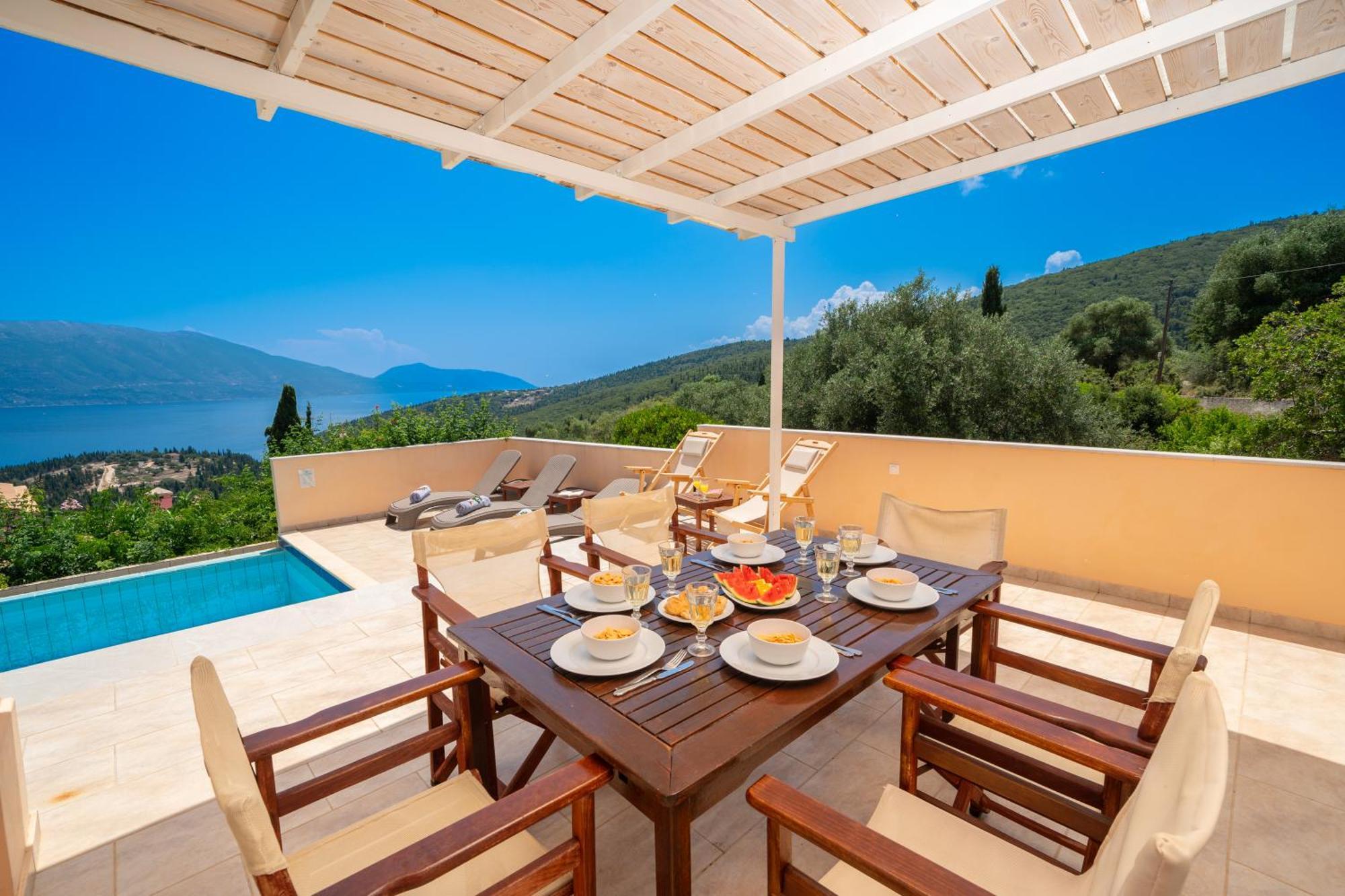 Villa Apollo Up To 8Px, Private Pool Fiskardo Eksteriør billede