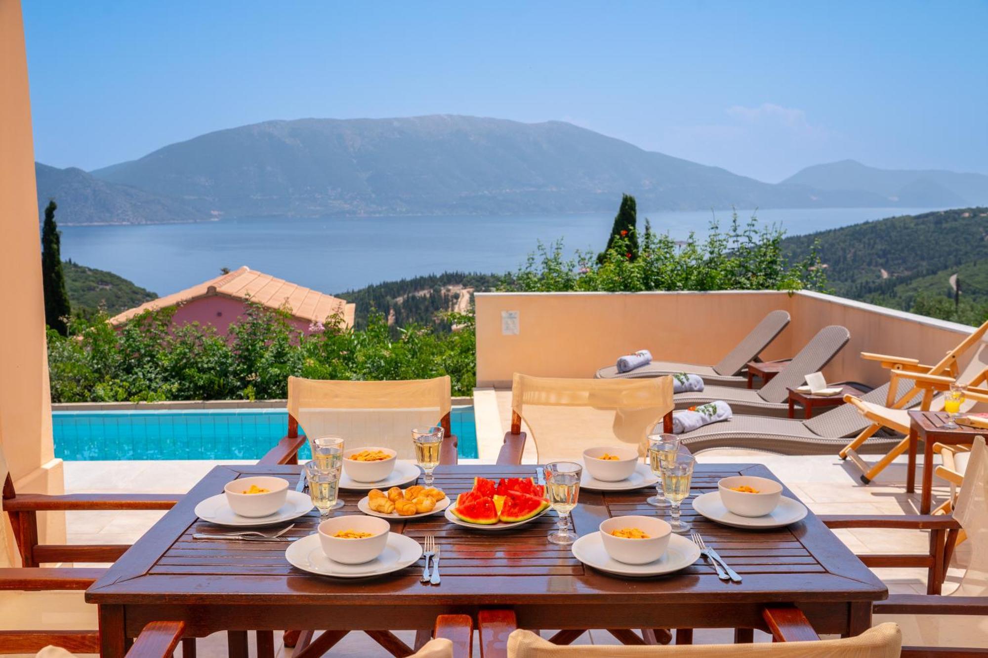 Villa Apollo Up To 8Px, Private Pool Fiskardo Eksteriør billede